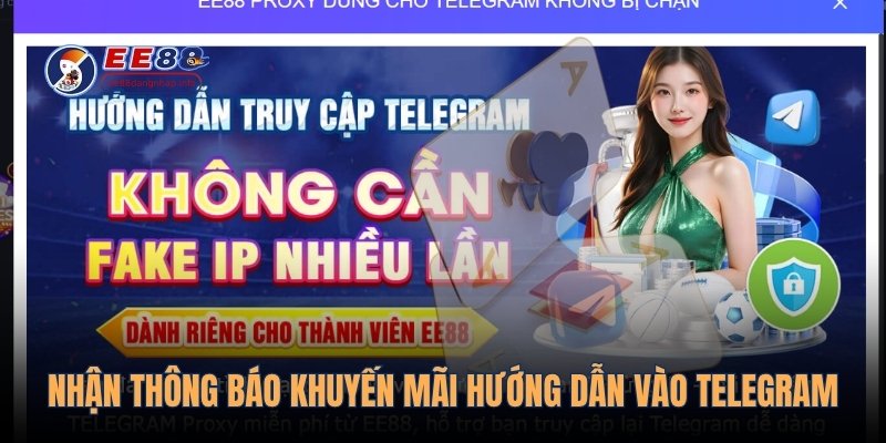 Nhận thông báo khuyến mãi hướng dẫn vào Telegram